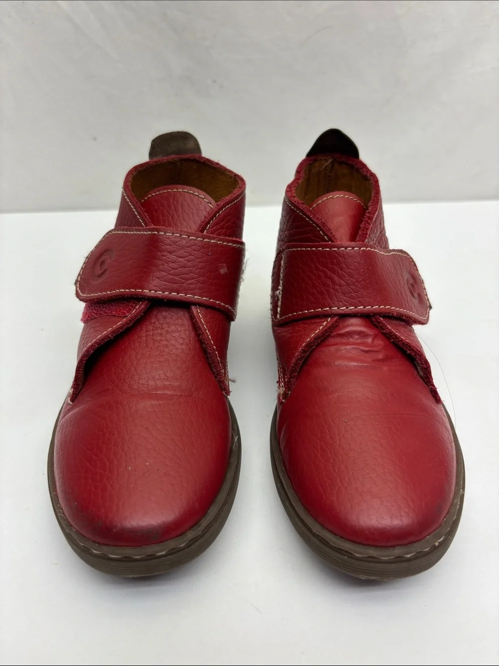 GoFlex Red Girls' Leather Mary Jane Shoes, SZ 28, box 27